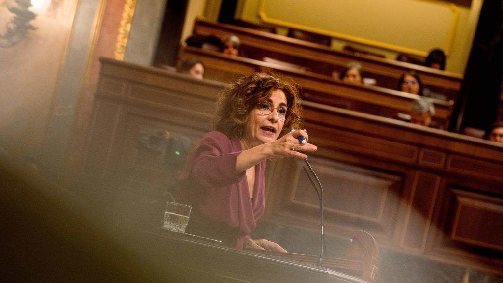A ministra española de Facenda, María Jesús Montero (Foto: Gabriel Luengas / Europa Press).