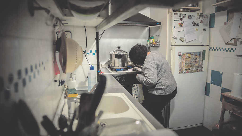 Cociña de gas nunha vivenda (Foto: Nós Diario).