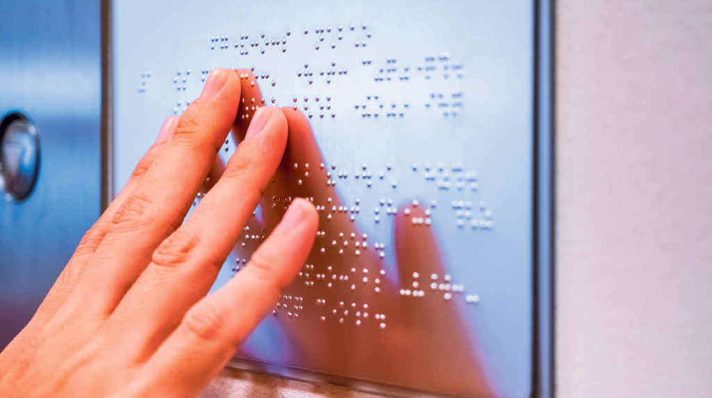 A incorporación do braille a espazos públicos, produtos e servizos avanza, pero de forma lenta (Foto: Nós Diario).