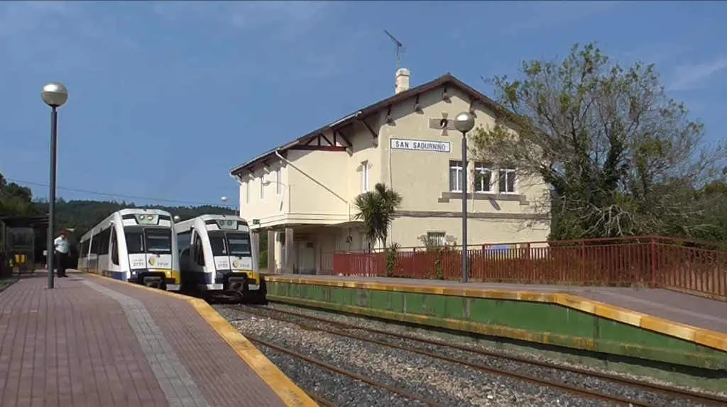 Estaci&oacute;n de tren de San Sadurni&ntilde;o (Foto: Javier Villanueva).