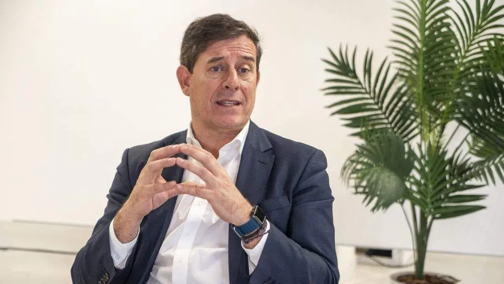 O candidato do PSdeG &aacute; Xunta, Jos&eacute; Ram&oacute;n G&oacute;mez Besteiro. (Foto: Javier V&aacute;zquez / Europa Press)