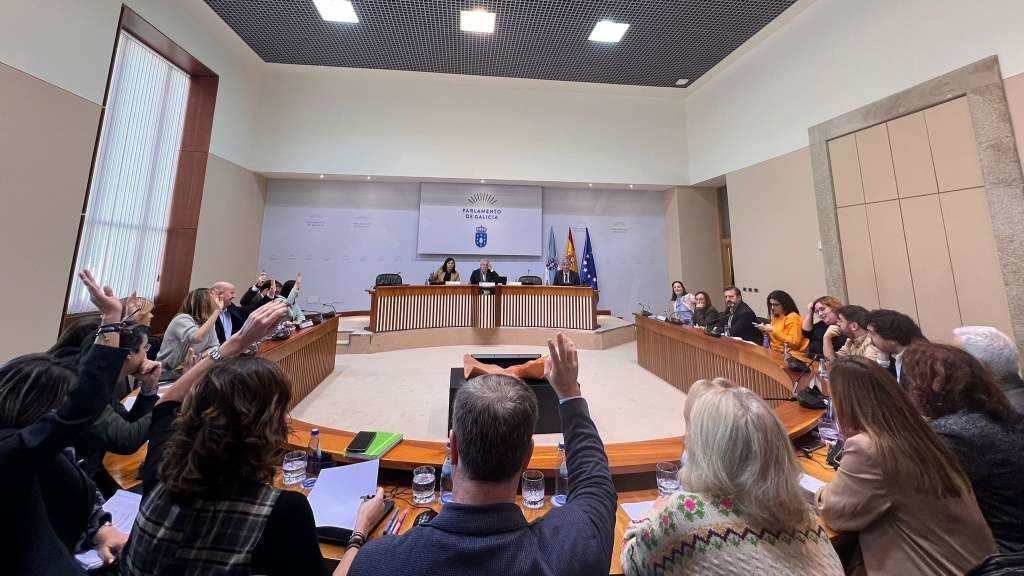 Reunión da Deputación Permanente do Parlamento galego, esta quinta feira. (Foto: Europa Press)