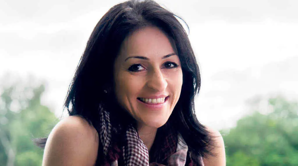 A escritora Susan Abulhawa (Foto: S.G.).