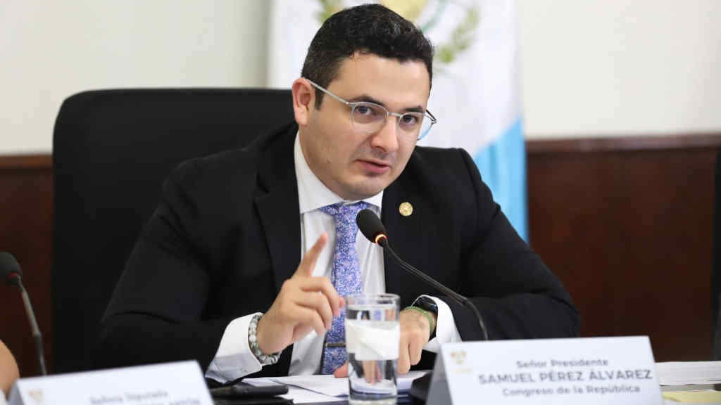 Samuel Pérez (Semente), presidente do Congreso de Guatemala. (Foto: Congreso de Guatemala)