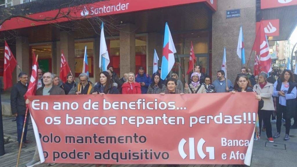 Mobilización convocada pola CIG no pasado mes de decembro (Foto: Nós Diario)