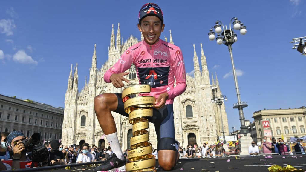 Egan Bernal, gañador do Giro 2021, correrá O Gran Camiño co Ineos. (Foto: EP).
