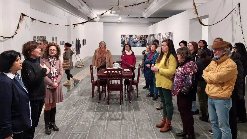 Inauguraci&oacute;n da exposici&oacute;n, esta quinta feira, no Museo Provincial de Lugo. (Foto: N&oacute;s Diario)