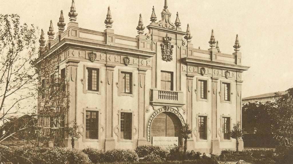 O pavillón galego na Exposición Iberoamericana de 1929 en Sevilla. (Foto: Arquivo Juan José Cabrero)