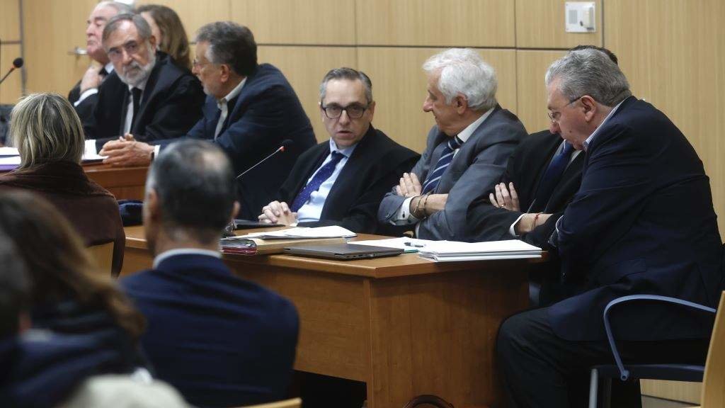 Os acusados polo 'Caso Pitufeo', en sede xudicial o pasado 23 de xaneiro. (Foto: Rober Solsona / Europa Press)