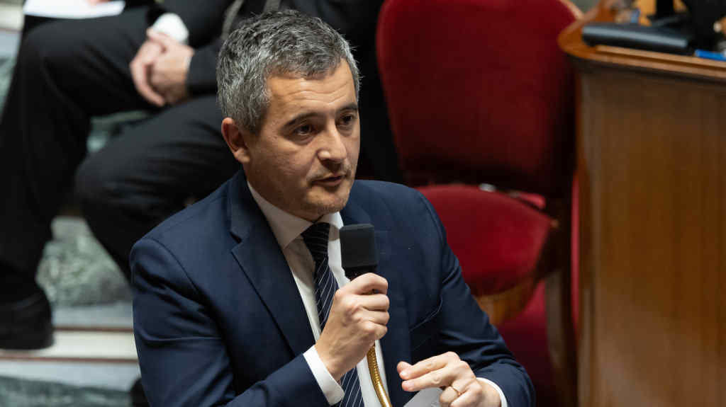 O titular de Interior francés, Gérald Darmanin, a finais de 2023. (Foto: Alexis Sciard / Europa Press / Contacto)