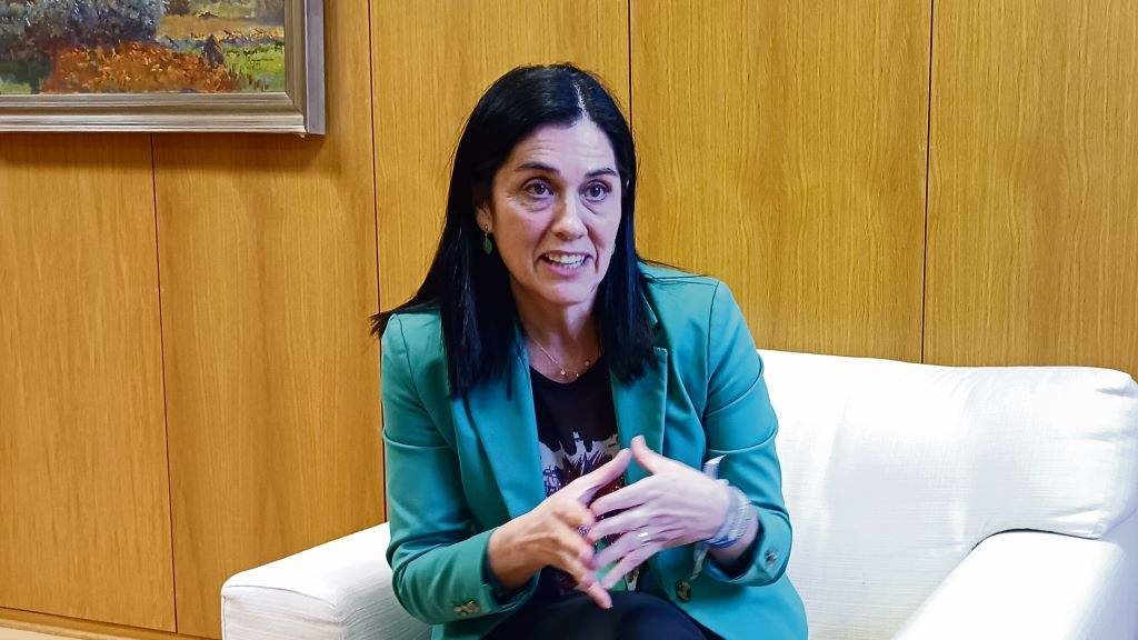 Paula Prado, xecretaria xeral do PP na Galiza e candidata número 2 do PP pola Coruña. (Foto: Yuri Carrazoni Mier)