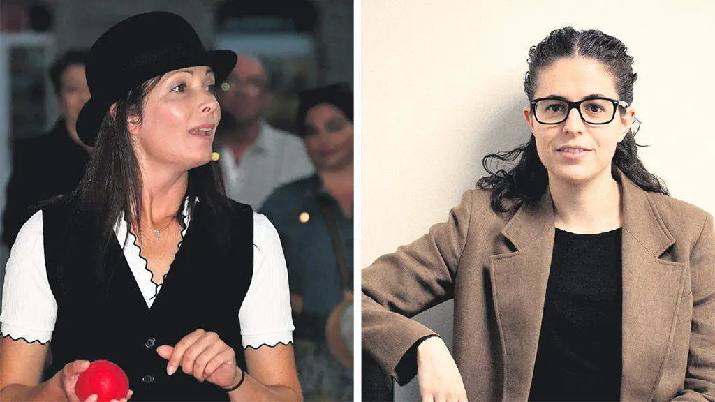 As magas Lore Lavand e Sara Rodr&iacute;guez. (Foto: N&oacute;s Diario).