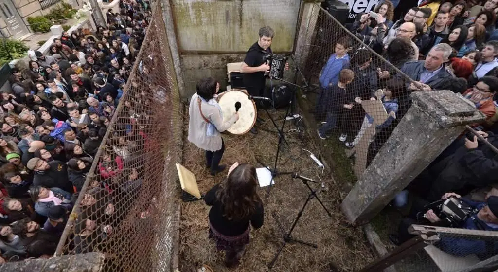 Hist&oacute;rica actuaci&oacute;n de Kepa Junkera no Jali&ntilde;eiro en 2014. (Foto: Alberto P. Barahona)