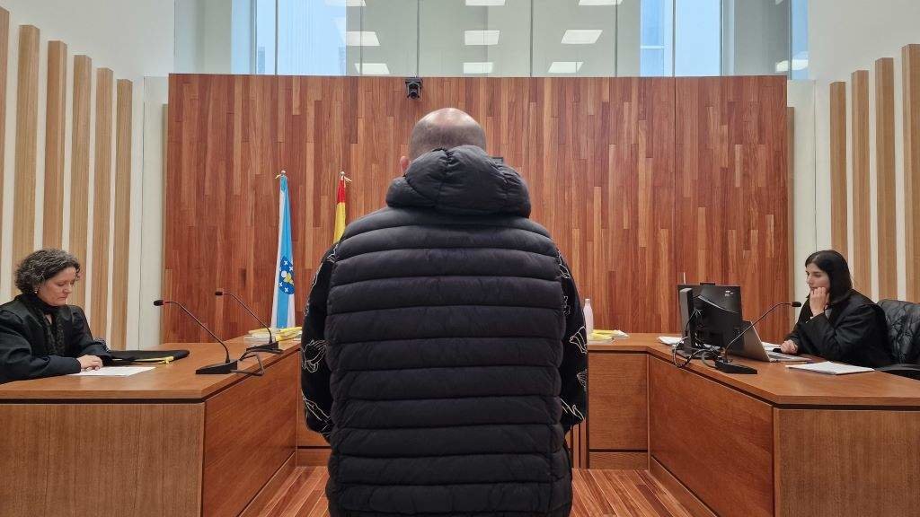 O condenado, durante o xuízo, esta quinta feira. (Foto: Pedro Davila / Europa Press)