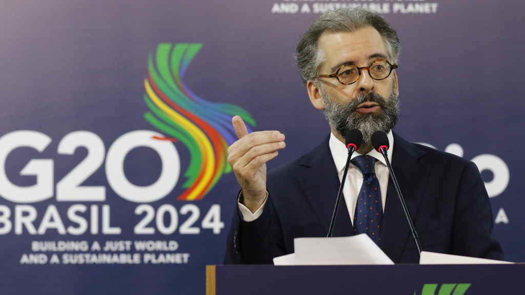 O líder negociador do Brasil para o G20, Mauricio Carvalho. (Foto: Fernando Frazão / Agencia Brasil / DPA)