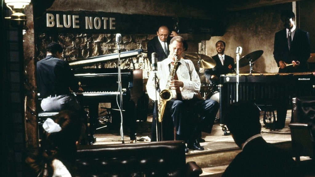 Dale Turner (interpretado polo músico Dexter Gordon) nun fotograma do filme 'Round Midnight' (Bertrand Tavernier, 1986) (Foto: IMDB).