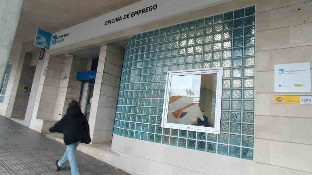 Oficina de emprego en Santiago de Compostela (Foto: Nós Diario).