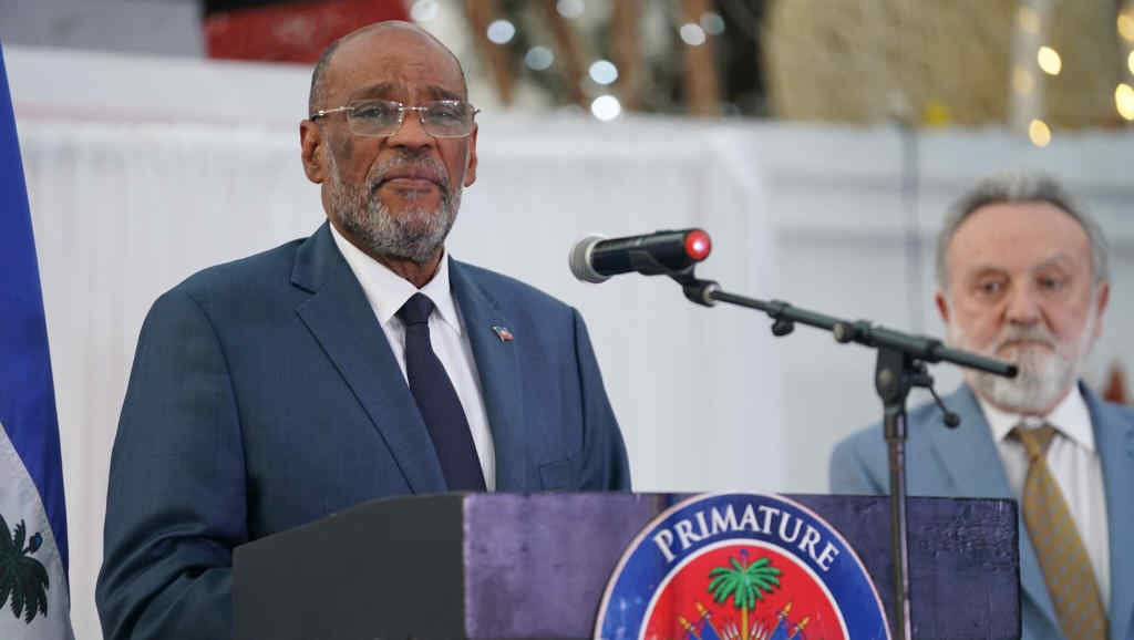 O primeiro ministro de Haití, Ariel Henry, a comezos de febreiro. (Foto: Oficina do Primeiro Ministro de Haití)
