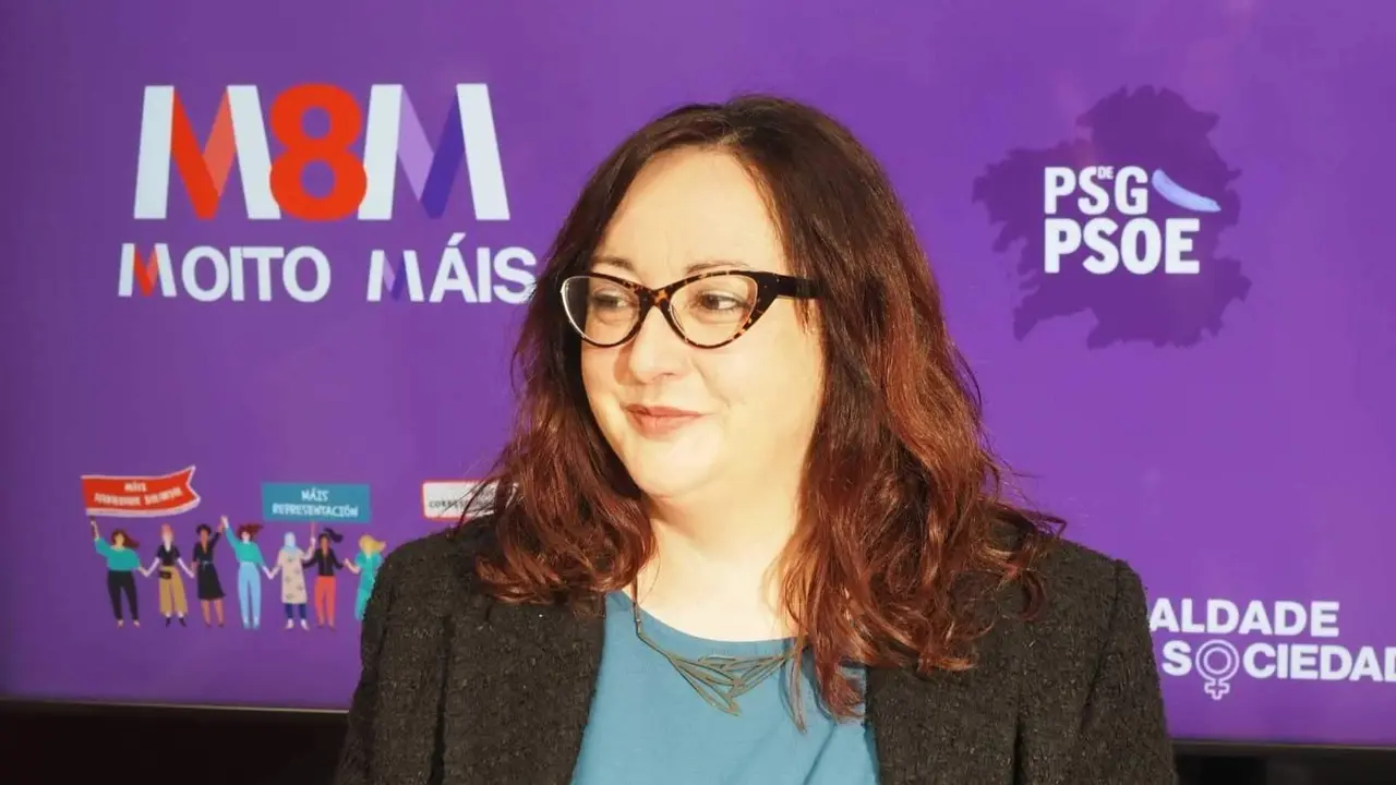 A secretaria de Igualdade do PSdeG, Silvia Fraga. (Foto: N&oacute;s Diario)