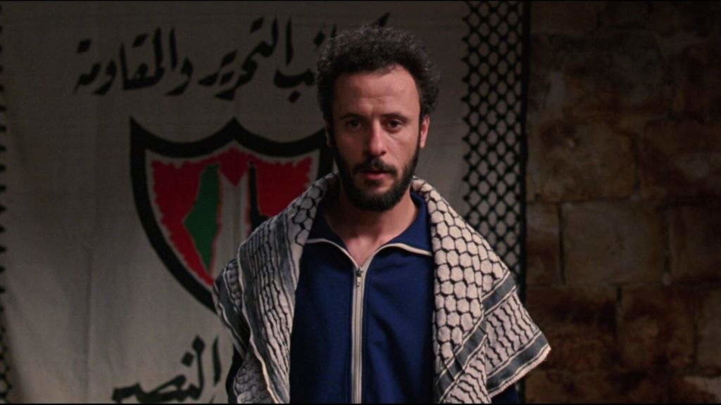 O actor Ali Suliman no filme palestino 'Paradise, Now' de Hany Abu-Assad, 2005. (Foto: Bero Beyer).