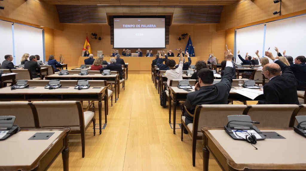 Comisión de Xustiza, hoxe. (Foto: Eduardo Parra / Europa Press)