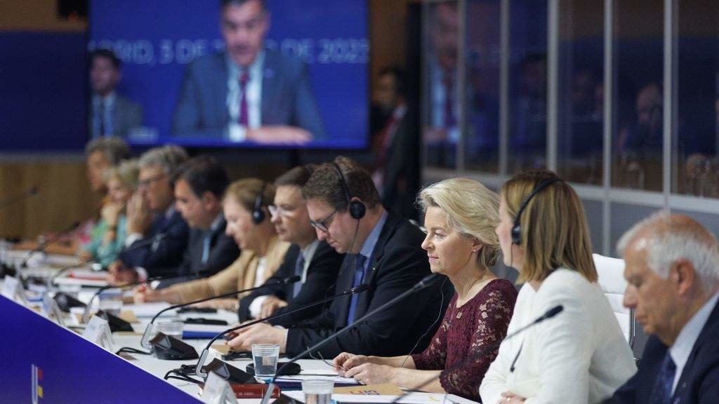 Reunión das ministras e ministros de Economía e Finanzas dos Estados da UE o 23 de setembro de 2023 en Compostela. Foto Europa Press