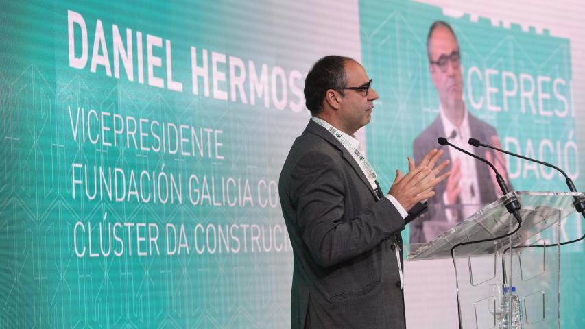 Daniel Hermosilla Hermida, executivo do grupo Rodiñas e vicepresidente da Fundación Galicia Constrúe. (Foto: Clúster da Construción).