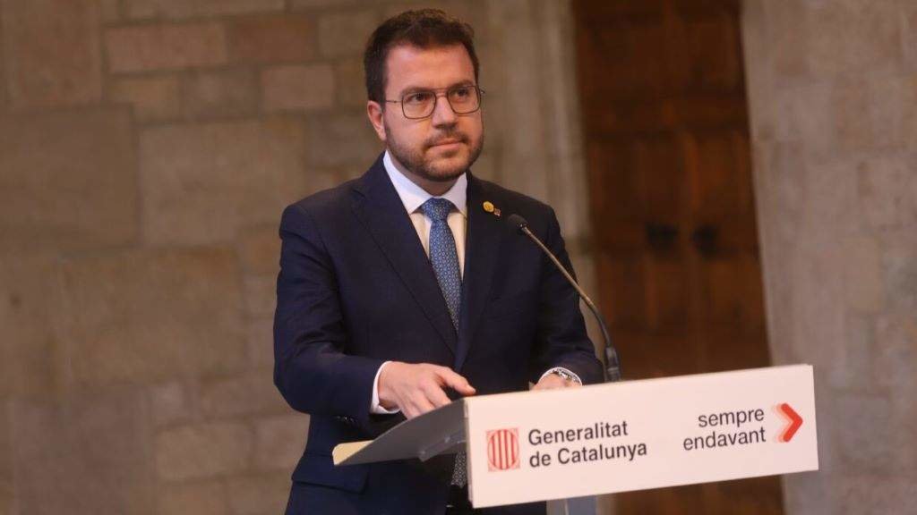 O president da Generalitat de Catalunya, Pere Aragonès (Foto: Vilaweb).