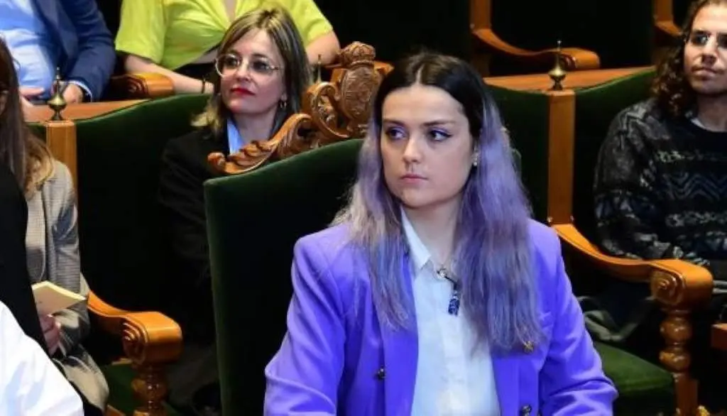 Coral Carballedo Roca, esta cuarta feira. (Foto: Santi Alvite)