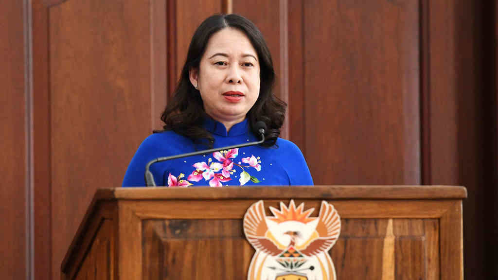 Vo Thi Anh Xuan, nova presidenta provisoria de Vietnam. (Foto: Executivo de Suráfrica)