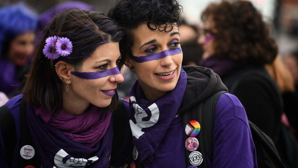 Malia a aceptación de certos slogans antifeministas, os valores da igualdade de xénero avanzan e xeran consensos sociais amplos. (Foto: Fernando Sánchez / Europa Press).