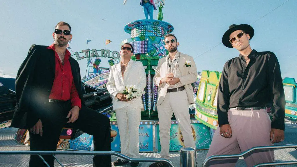 Xanma Louro, Mat&iacute;as Romero, Samuel Gonz&aacute;lez e Xaqu&iacute;n Mart&iacute;nez forman The Rapants. (Foto: Andrea S&aacute;nchez)
