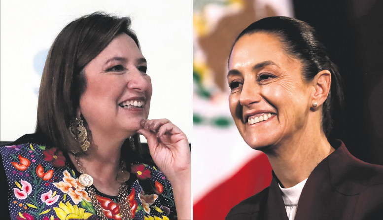 Xóchitl Gálvez e Claudia Sheinbaum, candidatas a suceder a Andrés Manuel López Obrador. (Foto: Europa Press).