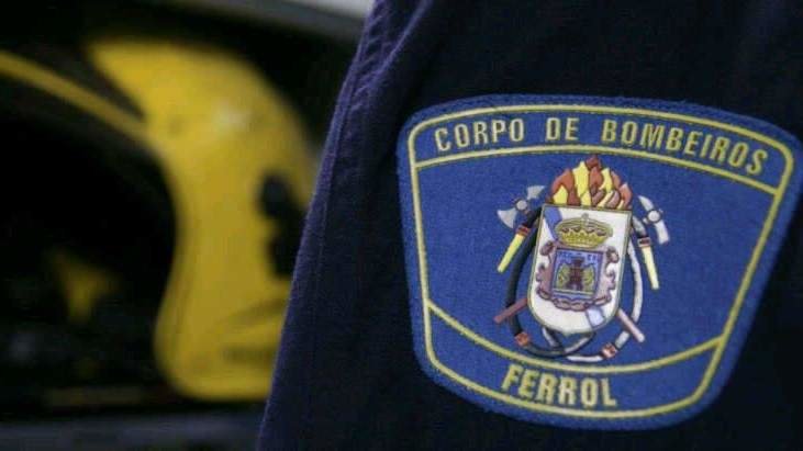 Emblema dos Bombeiros de Ferrol. (Foto: Nós Diario)