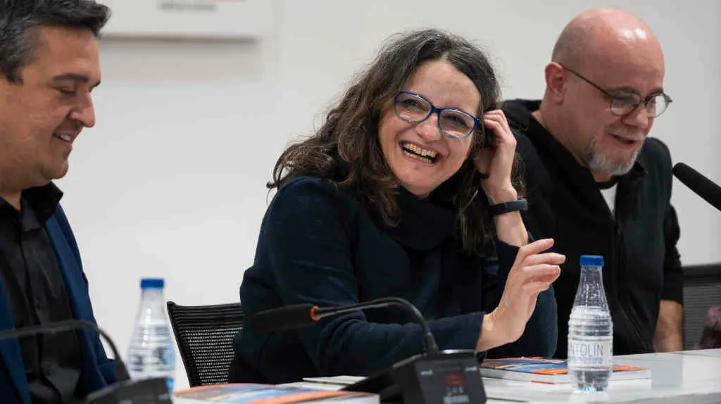 M&oacute;nica Oltra (centro). (Foto: Jorge Gil / Europa Press)