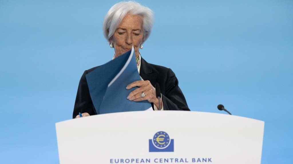 A presidenta do Banco Central Europeo, Chistine Lagarde (Foto: Boris Roessler / DPA vía Europa Press).