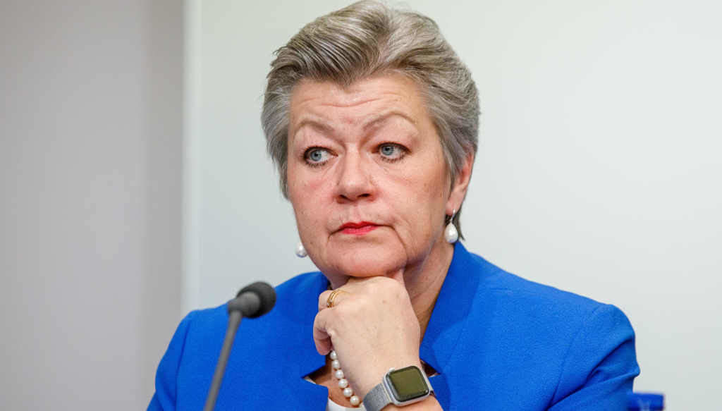 A comisaria de Asuntos Internos da UE, Ylva Johansson. (Foto: Hatin Kaghat/ Europa Press / Contacto).