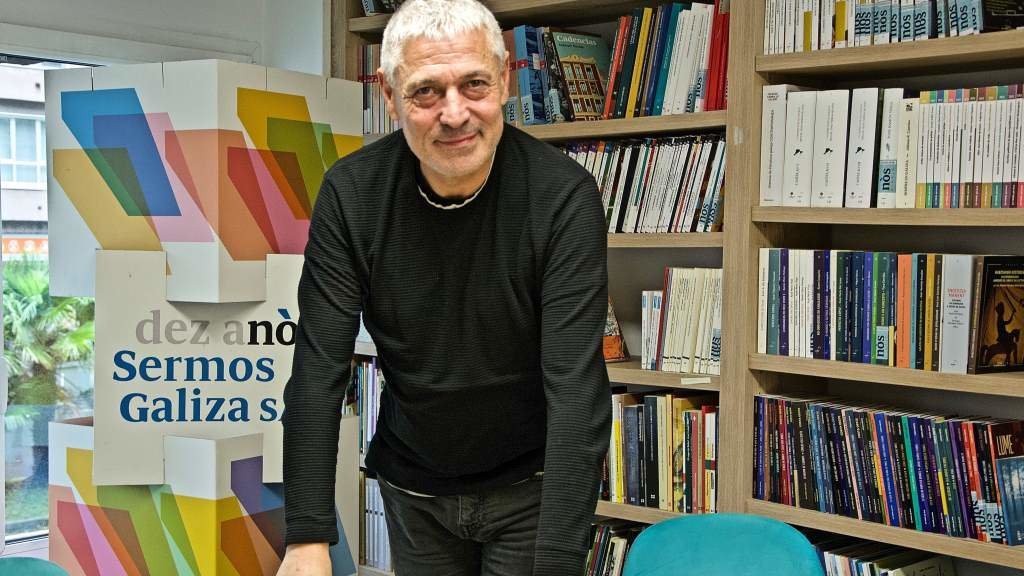 Bieito Lobeira, ex deputado no Parlamento galego e alumno de Antropoloxía na UNED. (Foto: Xan Carballa)
