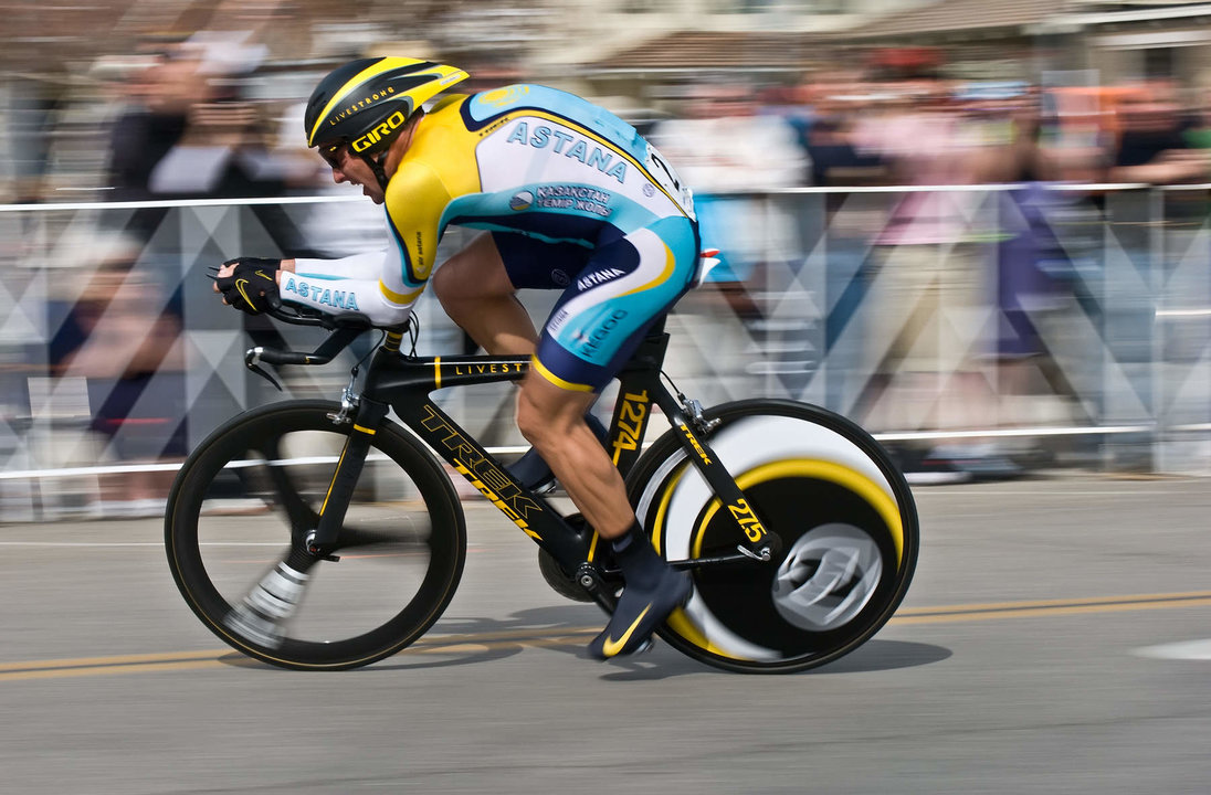 Os Xogos Aumentados definen na súa web ao ex ciclista estadounidense Lance Armstrong como un "heroe da ciencia". (Foto: Anita Ritenour).