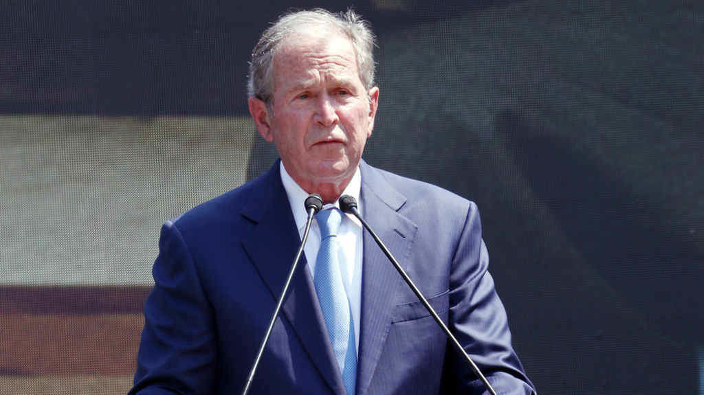 O ex presidente George Bush. (Foto: YNA / DPA)