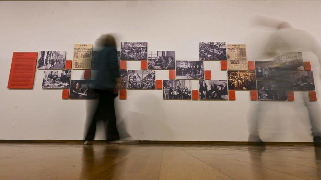 Exposição "50 passos para a Liberdade: Portugal, da Ditadura ao 25 de Abril", desenvolvida pela Comissão Comemorativa 50 anos 25 de Abril (Foto: S. G.).