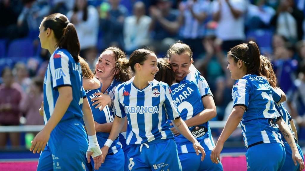O Deportivo Abanca pechou o seu ansiado regreso á máxima categoría do fútbol feminino. (Foto: R. C. Deportivo)