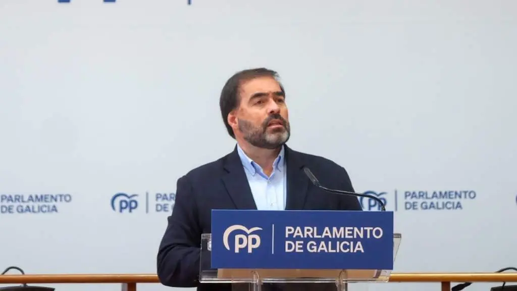 Alberto Pazos Cou&ntilde;ago, esta sexta feira, no Parlamento galego. (Foto: N&oacute;s Diario)