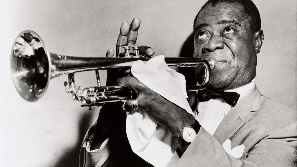 O trompetista, vocalista e compositor Louis Armstrong foi unha das figuras máis influentes do jazz. (Foto: S. G.)