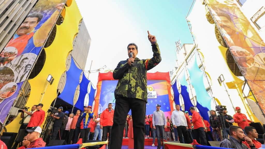 Nicolás Maduro durante un discurso o pasado mes de xaneiro. (Foto: Presidencia de Venezuela).