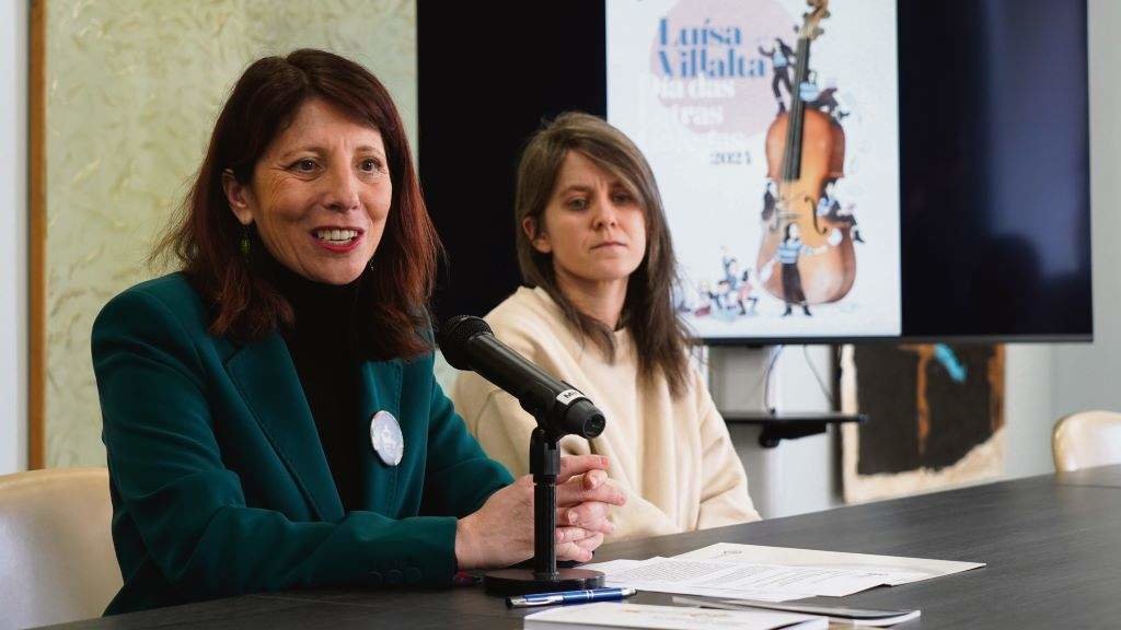 Soledad Agra e Xulia Pisón na presentación do programa.