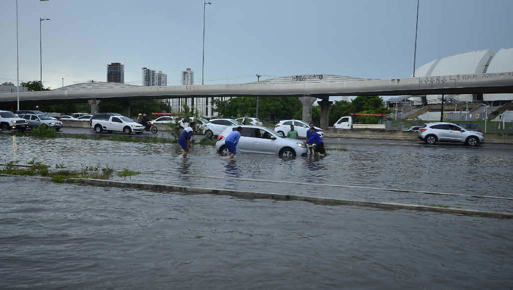 Inundacións no Brasil a finais de abril. (Foto: Jose Aldenir / Europa Press / Contacto)