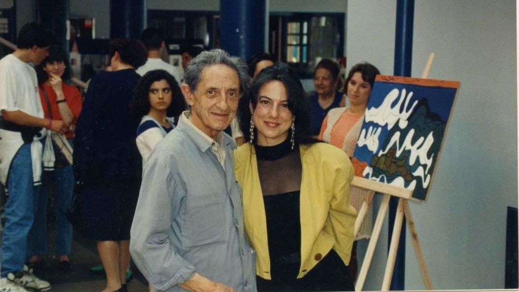 Villalta con Isaac Díaz Pardo, nunha imaxe do Arquivo da familia.