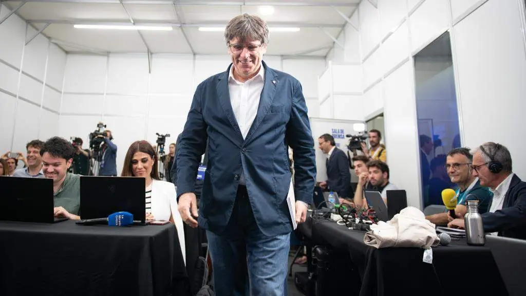 Carles Puigdemont. (Foto: Gl&ograve;ria S&aacute;nchez / Europa Press)