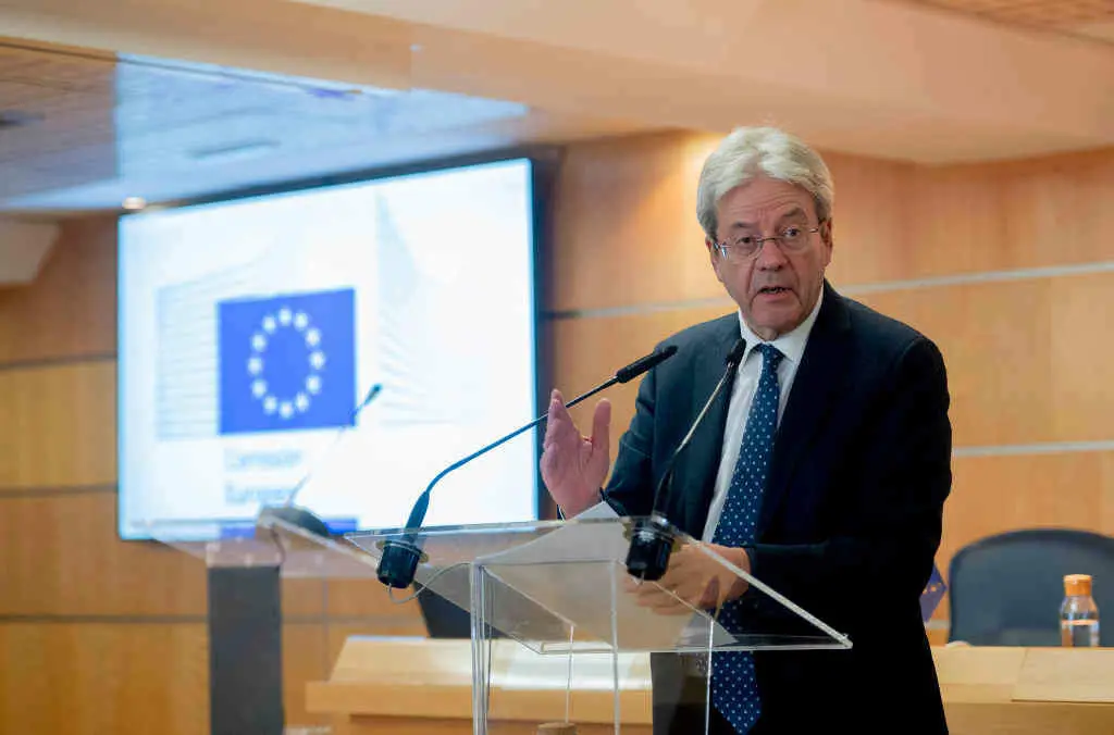 O comisario europeo de Econom&iacute;a, Paolo Gentiloni (Foto:  Alberto Ortega / Europa Press).